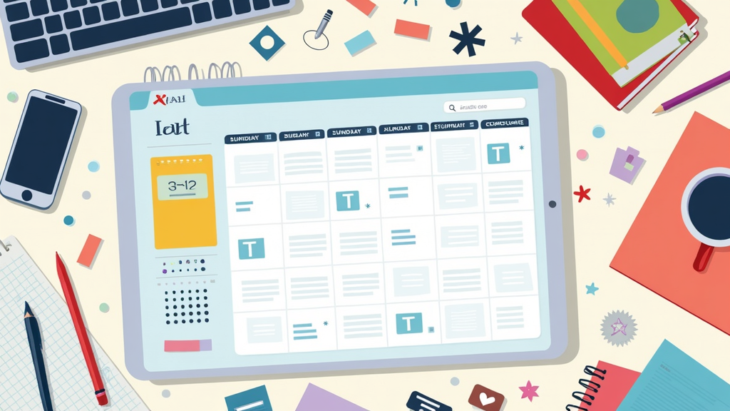 Study planning with digital apps